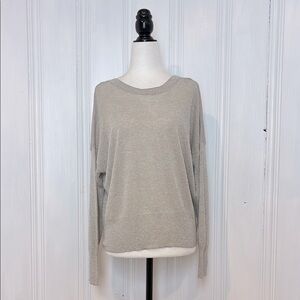 MASSIMO DUTTI Shimmering Sheer Sweater – Elegant & Delicate